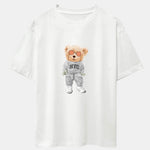 Rich Bear Print Heavy Weight Oversize T-Shirt