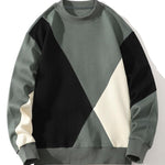 Color Block Patchwork Sweatshirt