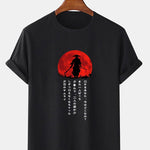 Japanese Samurai Print T-Shirt