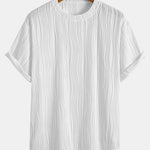 Wave Jacquard Relax Fit T-Shirt