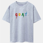 Goat Print Drop Shoulder Oversize T-Shirt