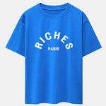 Riches Paris Print Oversize T-Shirt