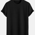 Muscle Fit Ribbed T-Shirt