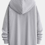 Basic Relax Fit Zip Hoodie