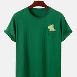 Pocket Dinosaur Print T-Shirt