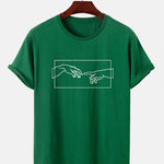 Lines Of Hands Print T-Shirt