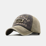 NYS Slogan Embroidery Washed Distressed Baseball Cap
