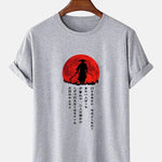Japanese Samurai Print T-Shirt