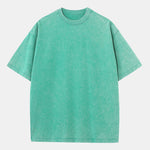 Washed Distressed Drop Shoulder T-Shirt