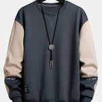 Color Block Crew Neck Sweatshirt