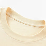 3 Pieces Basic Long Sleeve Heavy Weight Arc Hem T-Shirts
