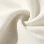 Paneled Corduroy Raglan Sleeves Hoodie