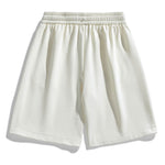 Basic Textured Drawstring Shorts