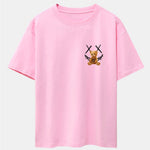 Smiley Bear Back Print Heavy Weight Oversize T-Shirt