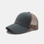 Washed Distressed Mesh Cotton Baseball Cap