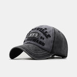 NYS Slogan Embroidery Washed Distressed Baseball Cap