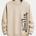 Brooklyn Print Relax Fit Sweatshirt