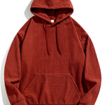 Relax Fit Corduroy Hoodie