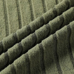 Long Sleeve Knit Ribbed T-Shirt