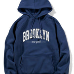 Brooklyn Letter Print Hoodie