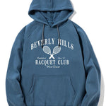 Billiver Hills Tennis Print Hoodie