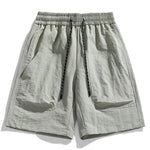 Patch Pocket Drawstring Shorts