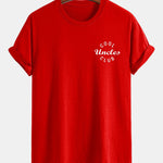 Regular Fit Cool Uncles Club Print Cotton T-Shirt