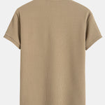 Muscle Fit Ribbed T-Shirt With Pocket