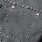 Faux Suede Utility Jacket