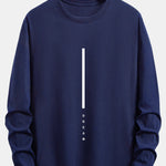 Long Sleeve Dream Stripe Print Cotton T-Shirt