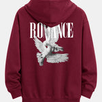 Romantic Doves Back Print Relax Fit Hoodie