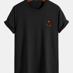 Regular Fit Teddy Bear Print Cotton T-Shirt