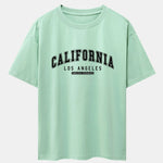California Print Heavy Weight Oversize T-Shirt