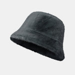 Winter Plush Warm Faux Fur Bucket Hat