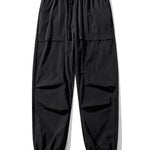Elastic Waist Parachute Cargo Pants