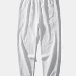 Geometric Jacquard Jogger Pants