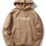 Paris Print Raglan Hoodie
