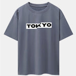 Tokyo Print Drop Shoulder Oversize T-Shirt