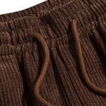 Drawstring Corduroy Jogger Pants
