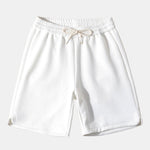 Loose Fit Drawstring Twill Jacquard Shorts