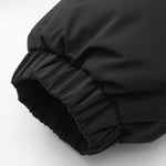 Contrast Zip Up Hooded Puffer Coat