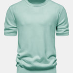 Knitted Crew Neck T-shirt