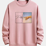 Create Adam Print Relax Fit Sweatshirt