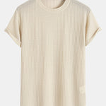 Waffle Arc Hem T-Shirt