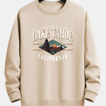 Lake Tahoe Print Relax Fit Sweatshirt