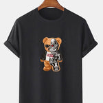 Mechanical Bear Print T-Shirt