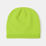2 Pieces Solid Color Outdoor Cycling Warm Knit Beanie Hat