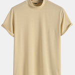 Short Sleeve Mock Neck T-Shirt