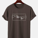 Lines Of Hands Print T-Shirt