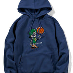 Basketball Skeleton Print Hoodie